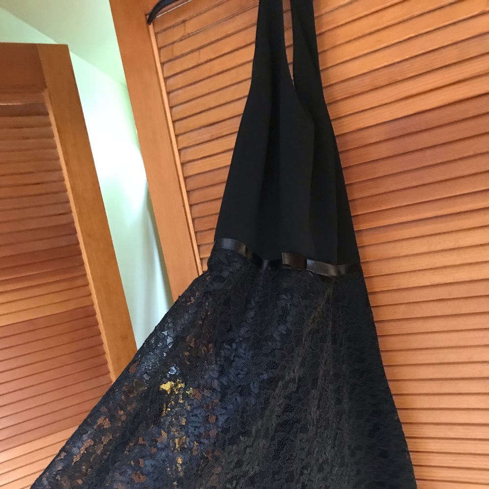 Black cocktail dress